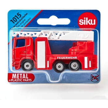 Wóz strażacki z drabiną model metalowy SIKU S1015